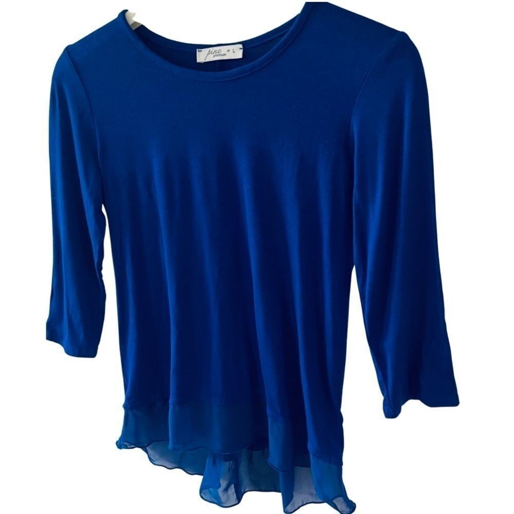 Girls Pinc Large 3/4 sleeve Royal Blue top 